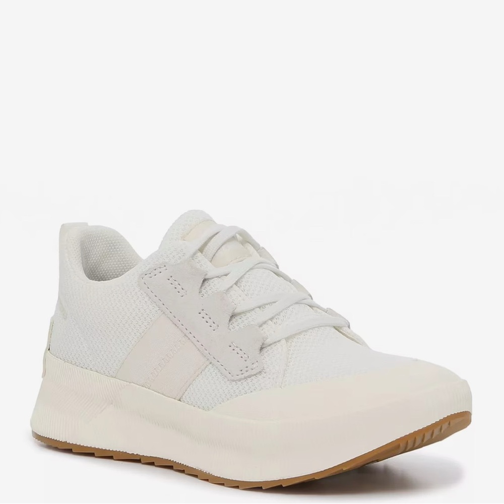 Sorel Women's Off-White Cream Knit Sneakers